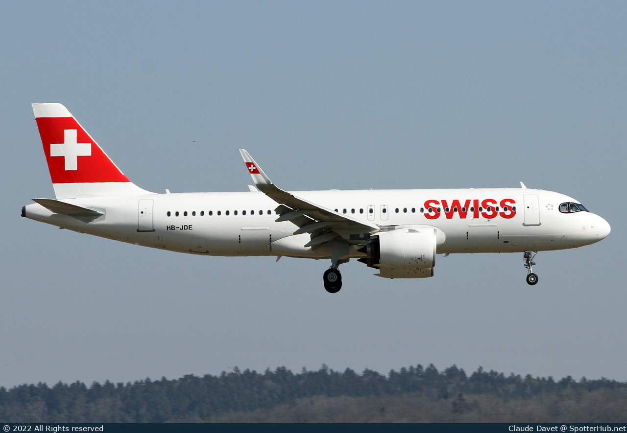 Photo of HB-JDE - Airbus A320-271N operated by Swiss International Air Lines
