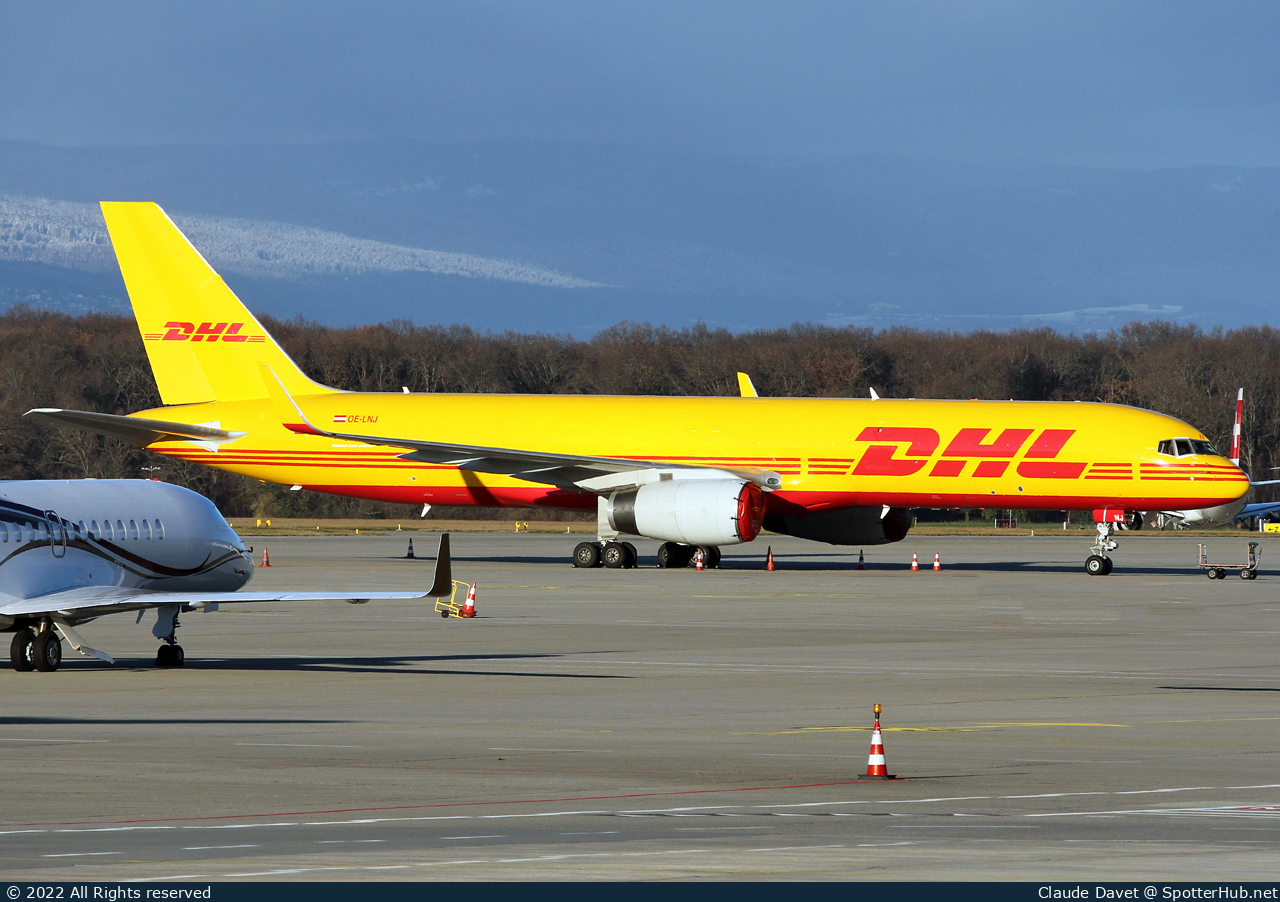 Photo of OE-LNJ - Boeing 757-256(PCF) operated by DHL Air Austria