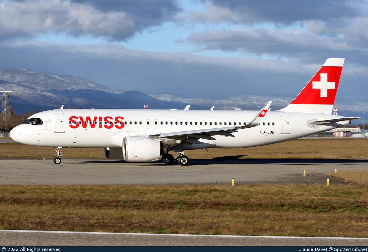 Photo of HB-JDB - Airbus A320-271N operated by Swiss International Air Lines