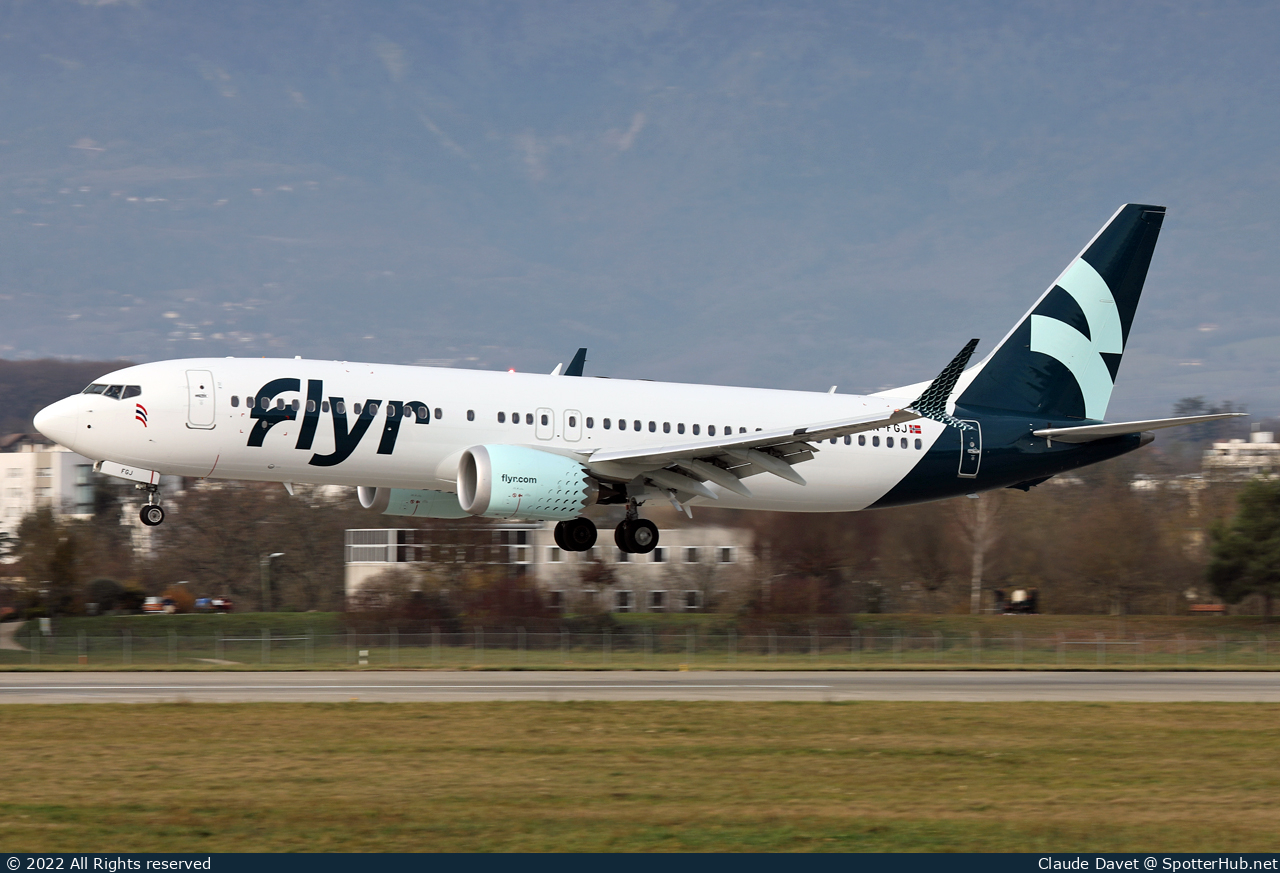 Photo of LN-FGJ - Boeing 737 MAX 8 operated by Flyr