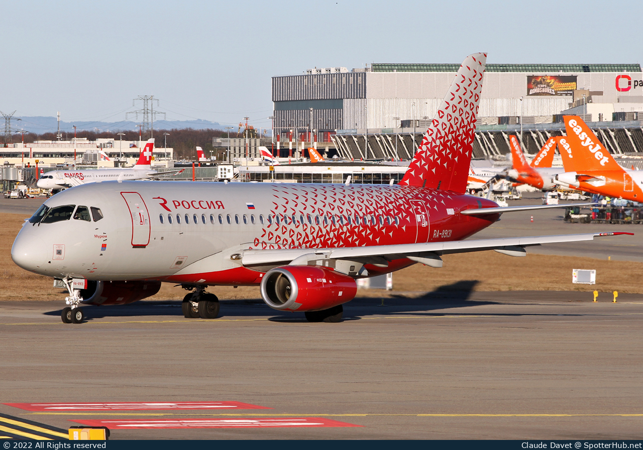 Photo of RA-89131 - Sukhoi Superjet 100-95B operated by Rossiya Airlines