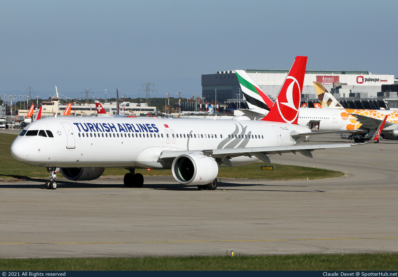 Photo of TC-LSL - Airbus A321-271NX operated by Turkish Airlines