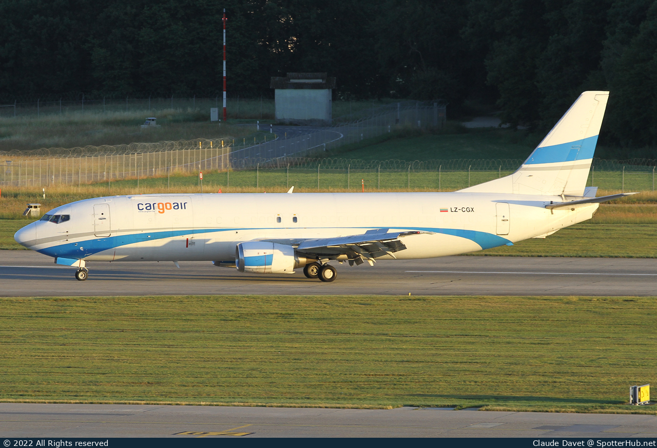 Photo of LZ-CGX - Boeing 737-43Q(SF) operated by Cargoair