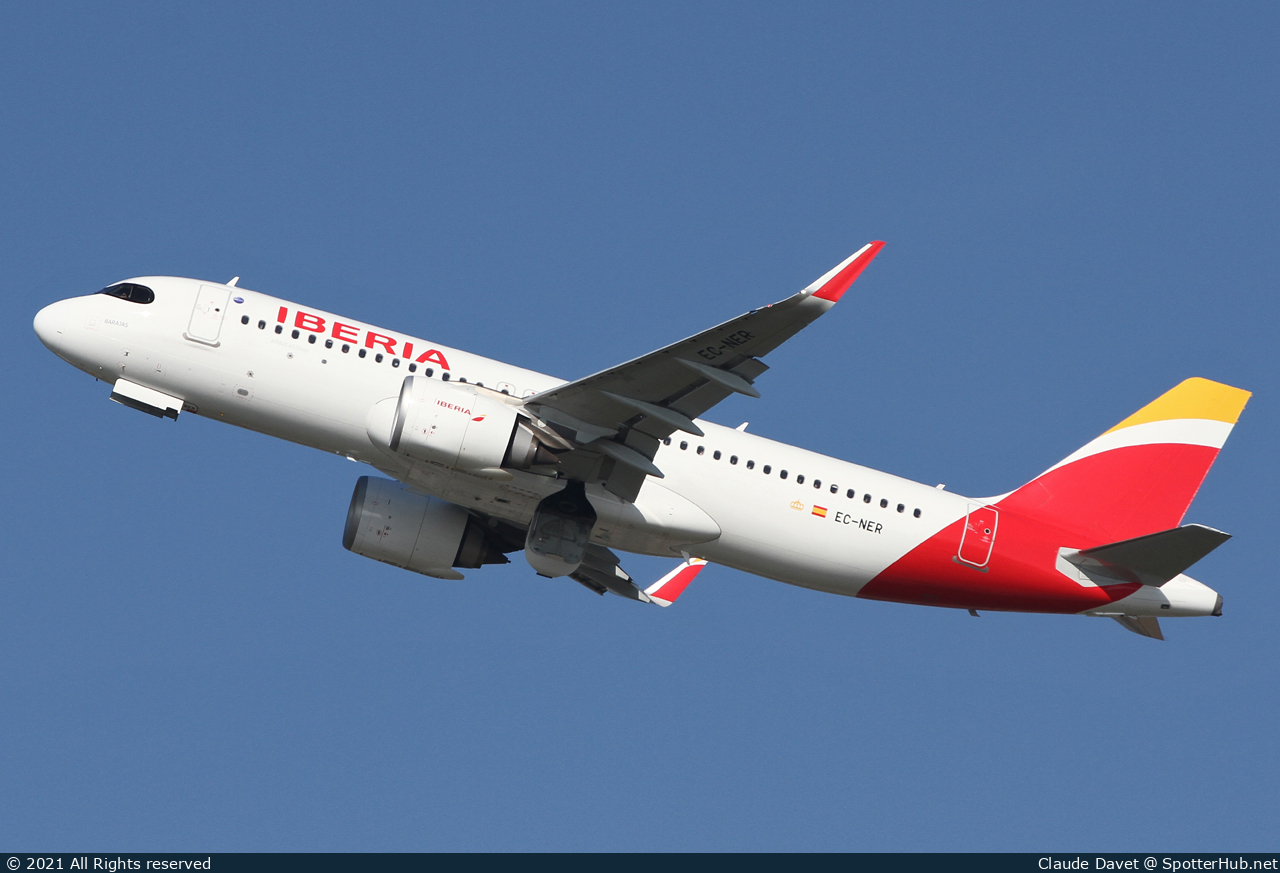 Photo of EC-NER - Airbus A320-251N operated by Iberia