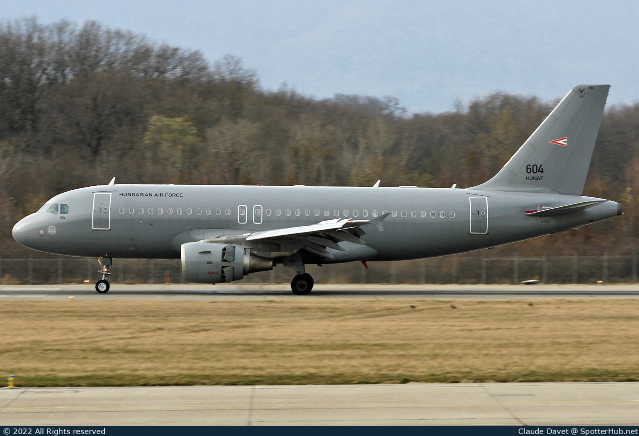 Photo of 604 - Airbus A319-112 operated by Hungarian Air Force