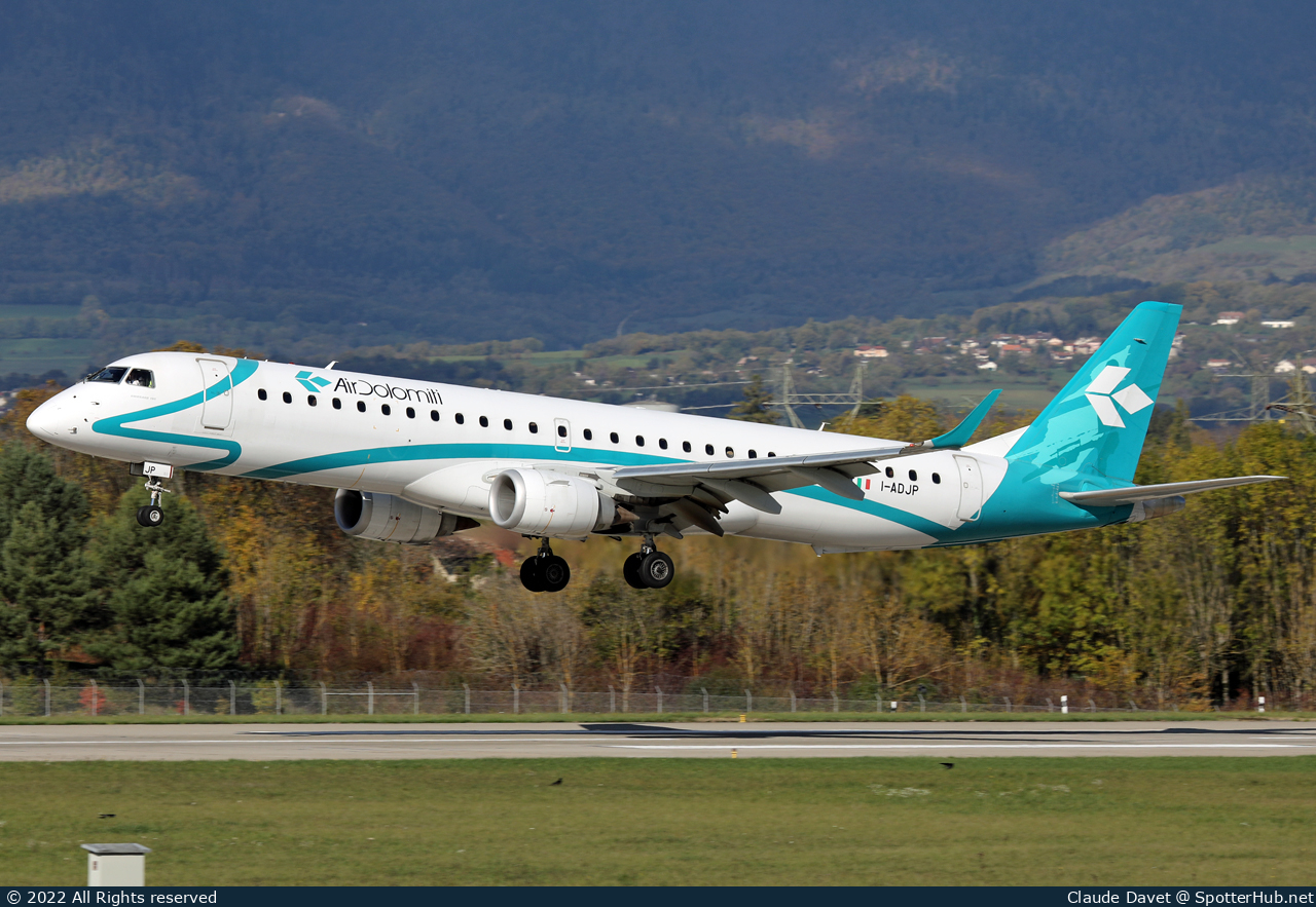 Photo of I-ADJP - Embraer ERJ-195LR operated by Air Dolomiti