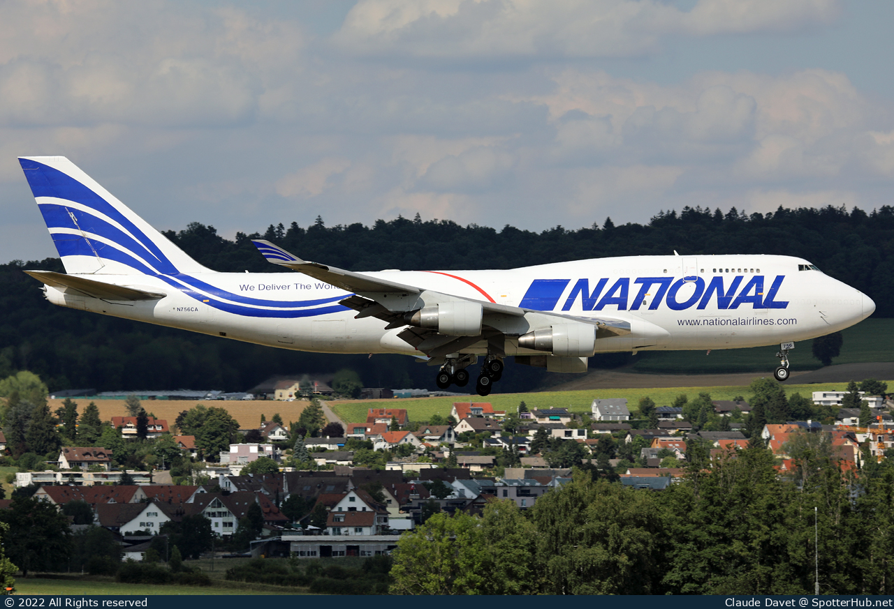 Photo of N756CA - Boeing 747-412(BCF) operated by National Airlines [2006]