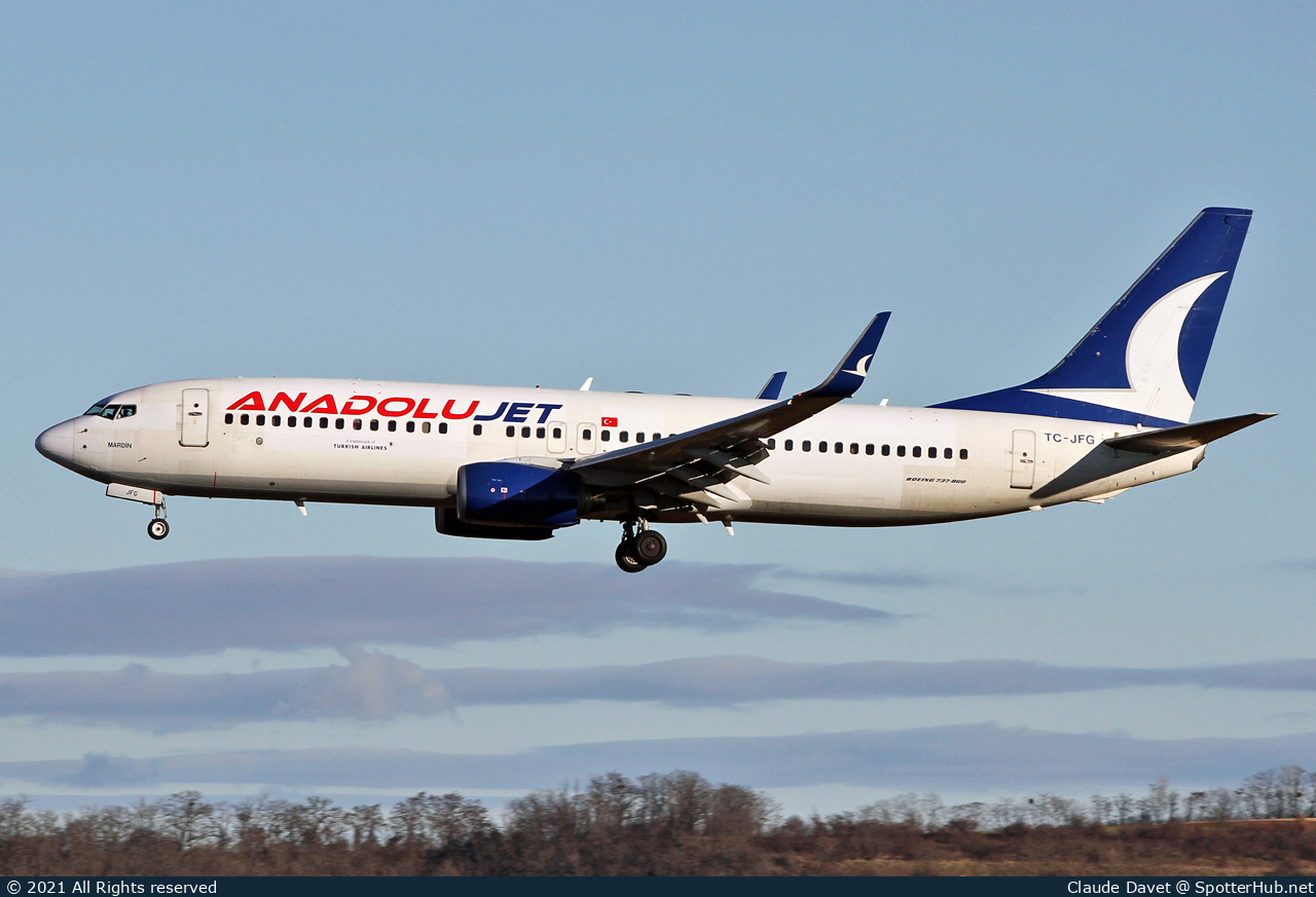 Photo of TC-JFG - Boeing 737-8F2 operated by AnadoluJet