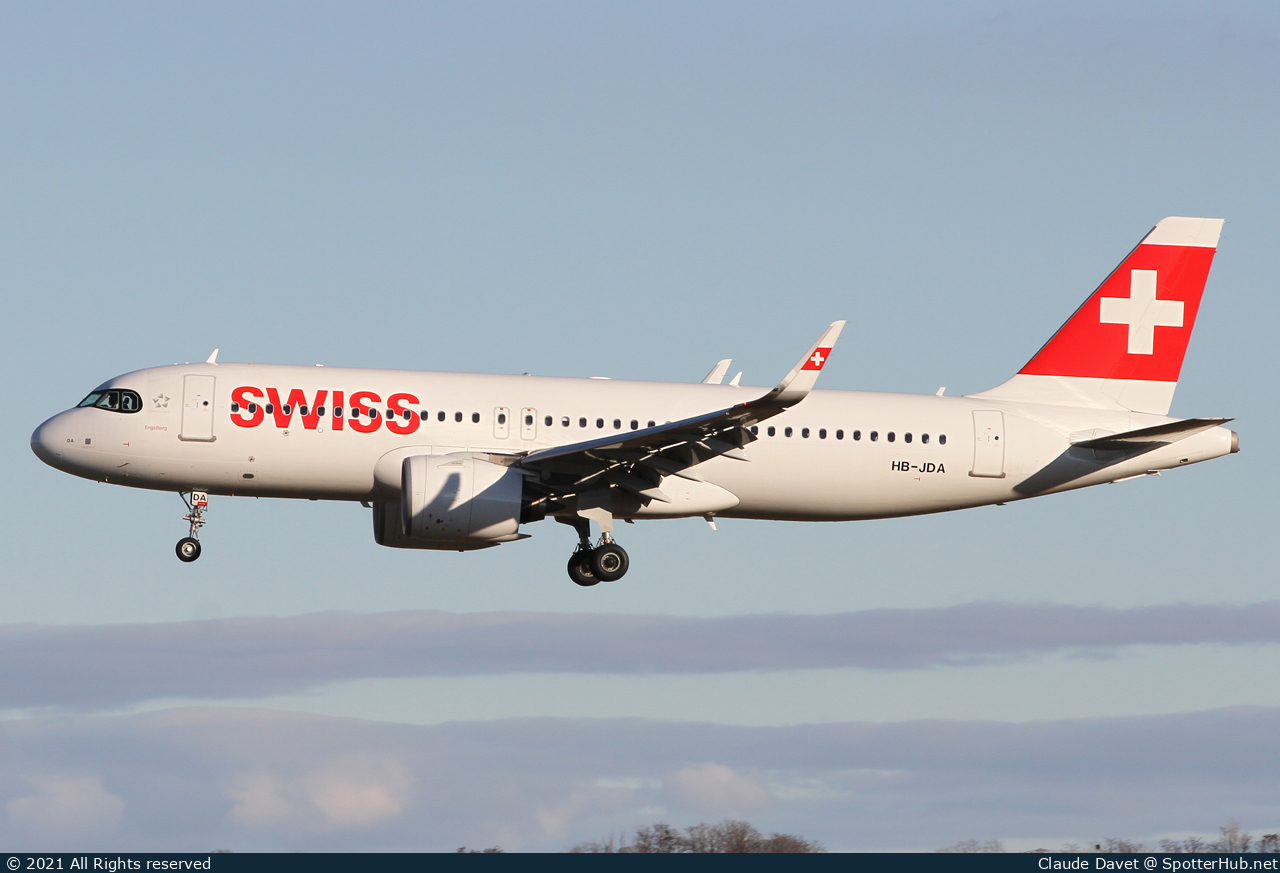 Photo of HB-JDA - Airbus A320-271N operated by Swiss International Air Lines