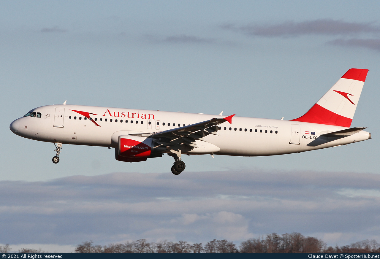 Photo of OE-LXC - Airbus A320-216 operated by Austrian Airlines