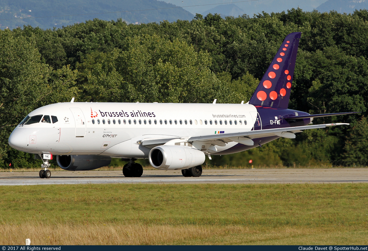 Photo of EI-FWE - Sukhoi Superjet 100-95B operated by Brussels Airlines (opb CityJet)