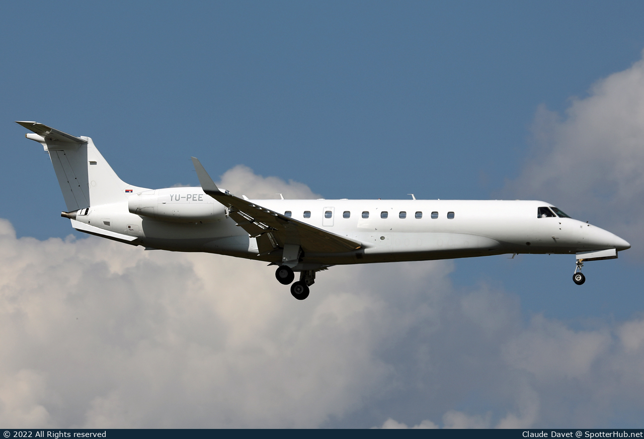 Photo of YU-PEE - Embraer Legacy 600 operated by Air Pink