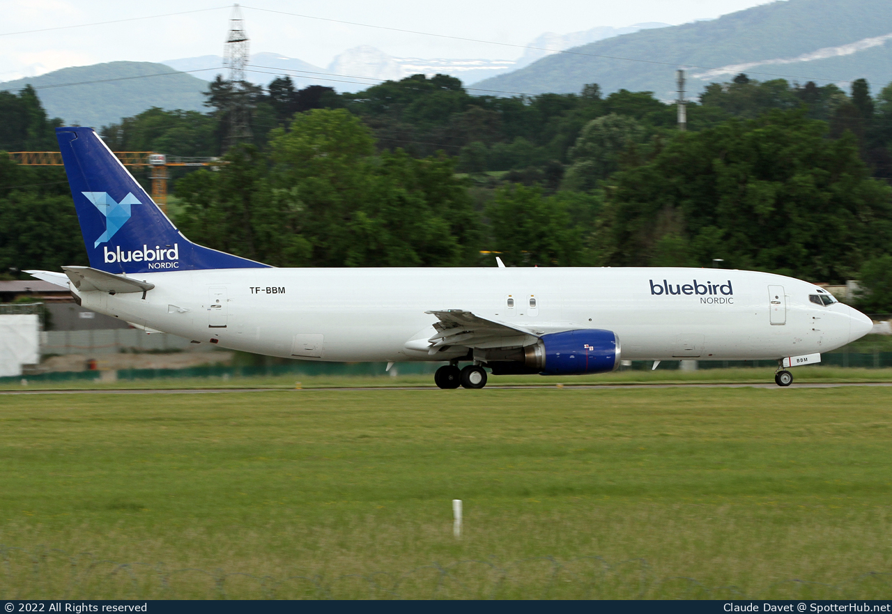 Photo of TF-BBM - Boeing 737-4Q8(SF) operated by Bluebird Nordic