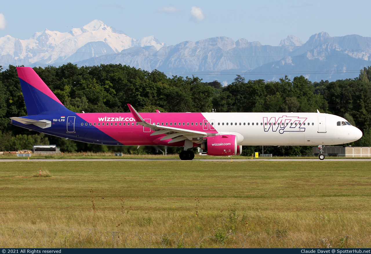 Photo of HA-LVG - Airbus A321-271NX operated by Wizz Air