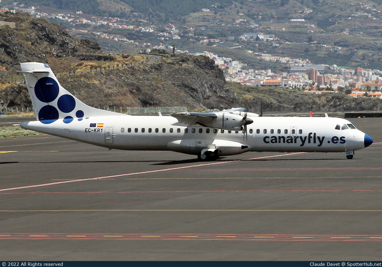 Photo of EC-KRY - ATR 72-500 operated by Canaryfly