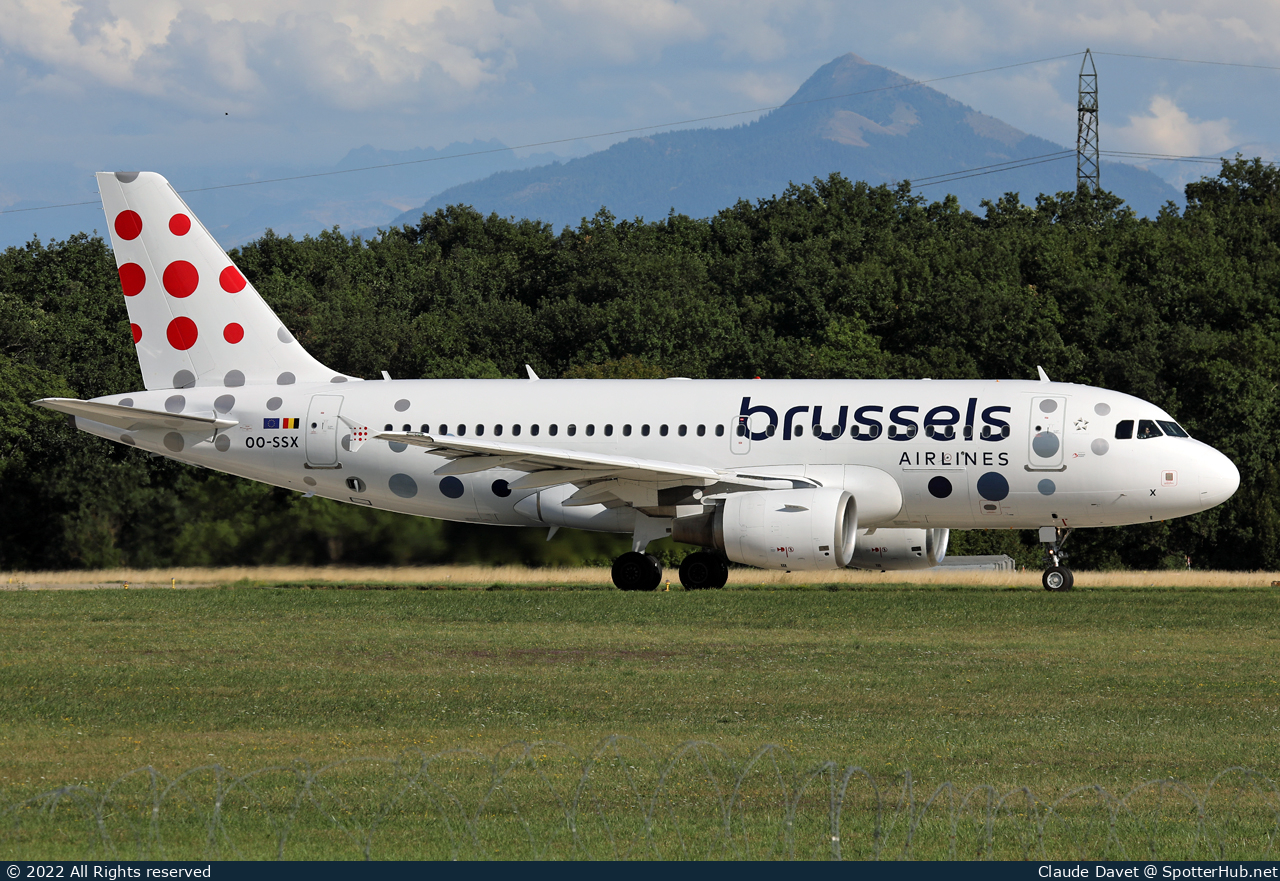 Photo of OO-SSX - Airbus A319-111 operated by Brussels Airlines