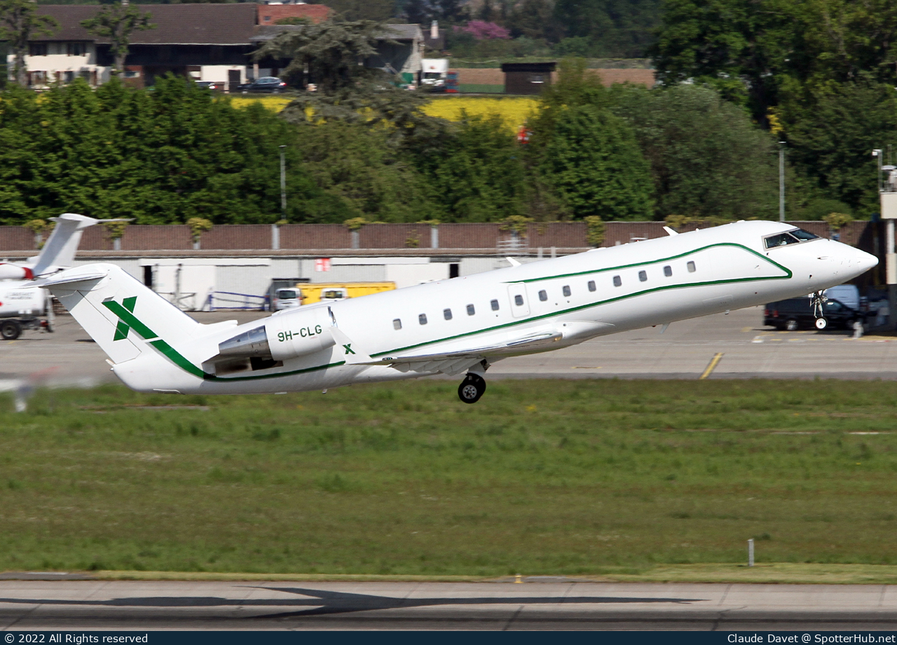 Photo of 9H-CLG - Bombardier Challenger 850 operated by AirX Charter