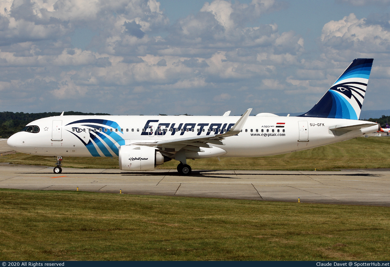 Photo of SU-GFK - Airbus A320-251N operated by Egyptair