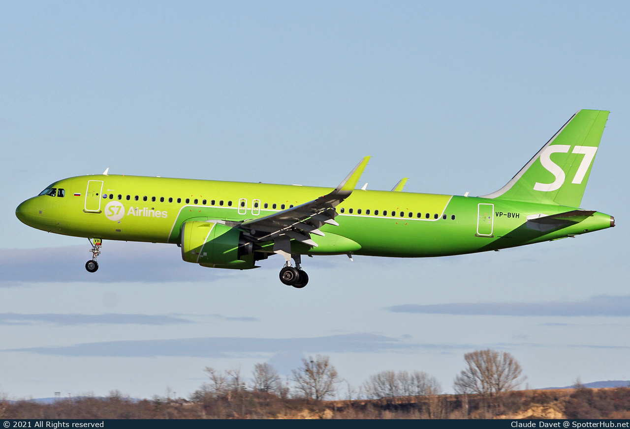 Photo of VP-BVH - Airbus A320-271N operated by S7 Airlines