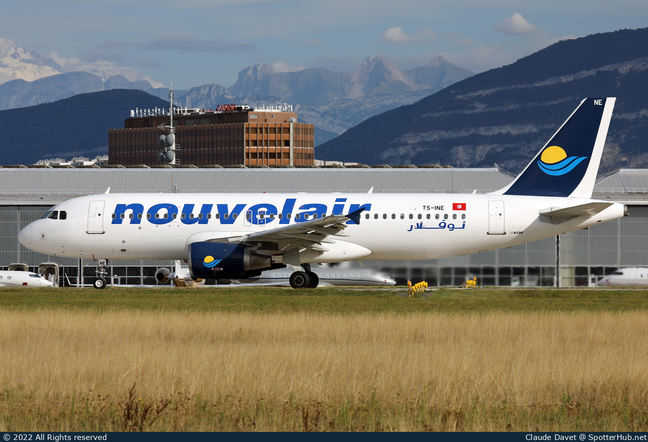 Photo of TS-INE - Airbus A320-214 operated by Nouvelair