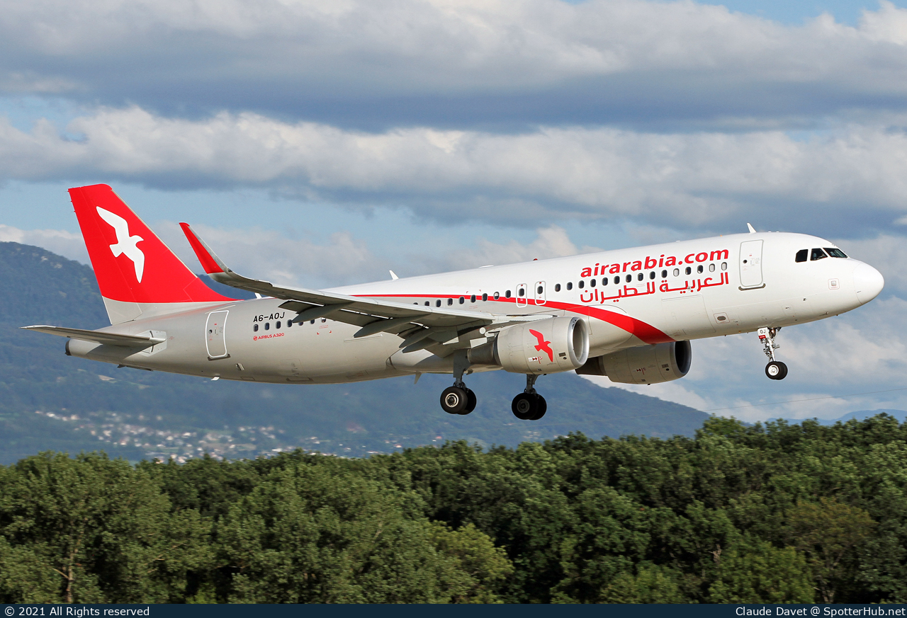 Photo of A6-AOJ - Airbus A320-214 operated by Air Arabia