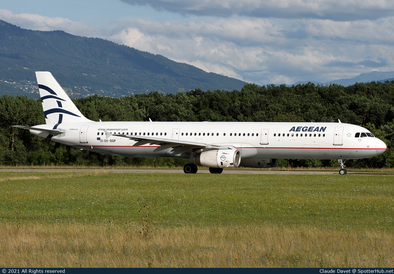 Photo of SX-DGP - Airbus A321-231 operated by Aegean Airlines