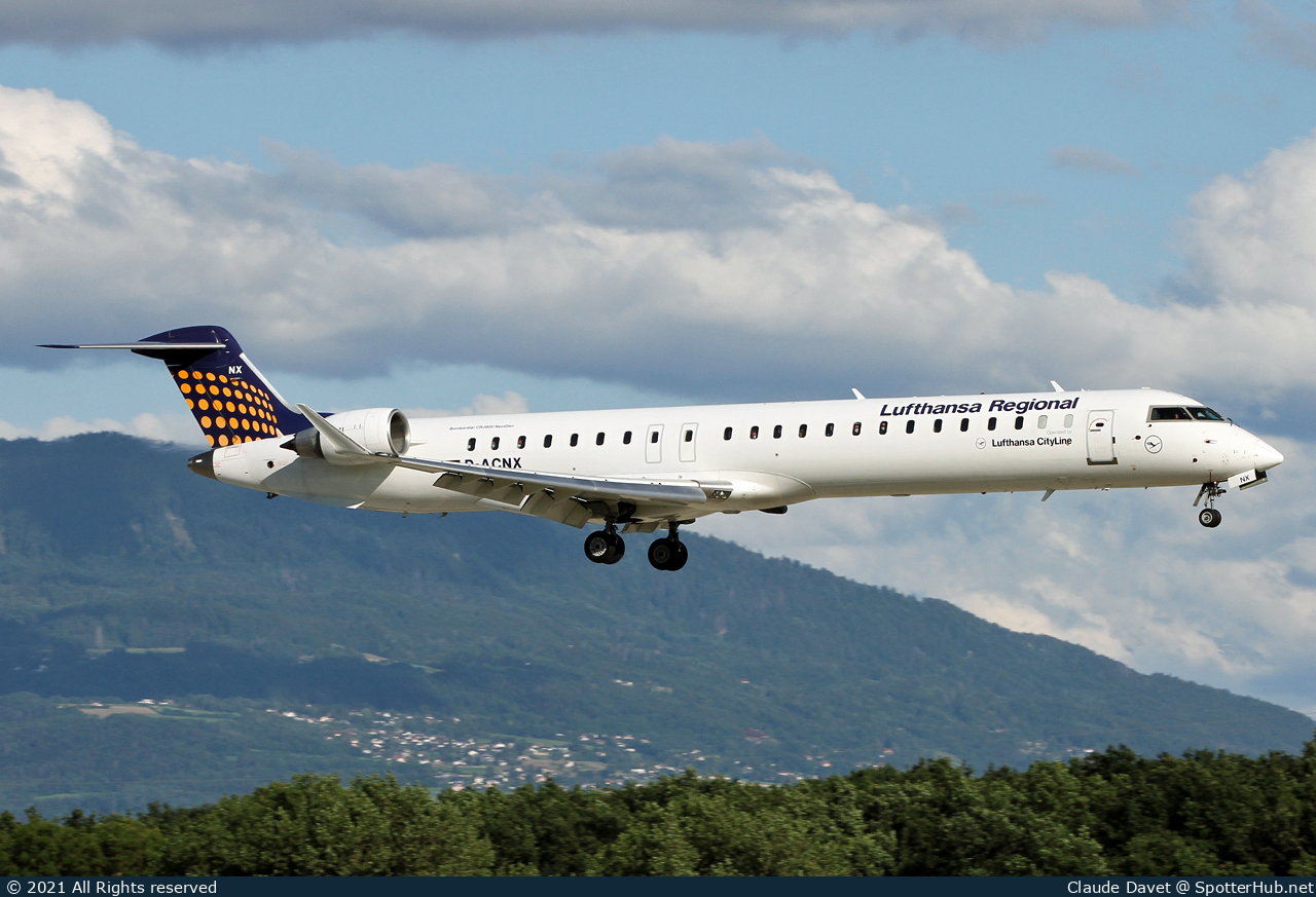 Photo of D-ACNX - Bombardier CRJ-900LR operated by Lufthansa CityLine
