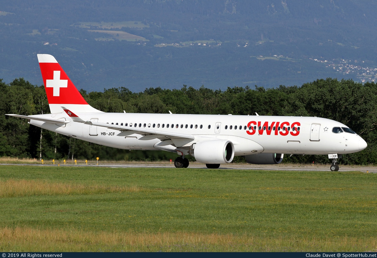 Photo of HB-JCF - Airbus A220-300 operated by Swiss International Air Lines