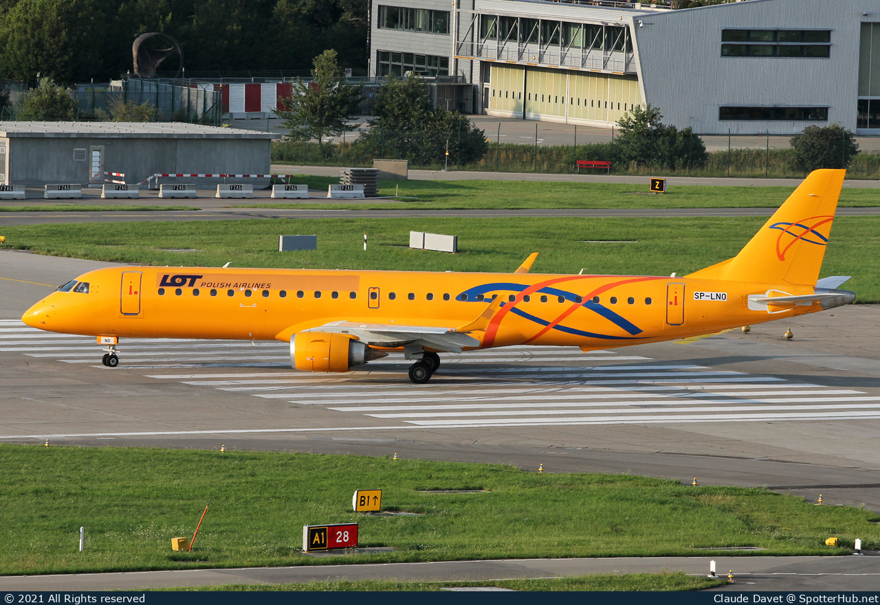 Photo of SP-LNO - Embraer ERJ-195LR operated by LOT Polish Airlines