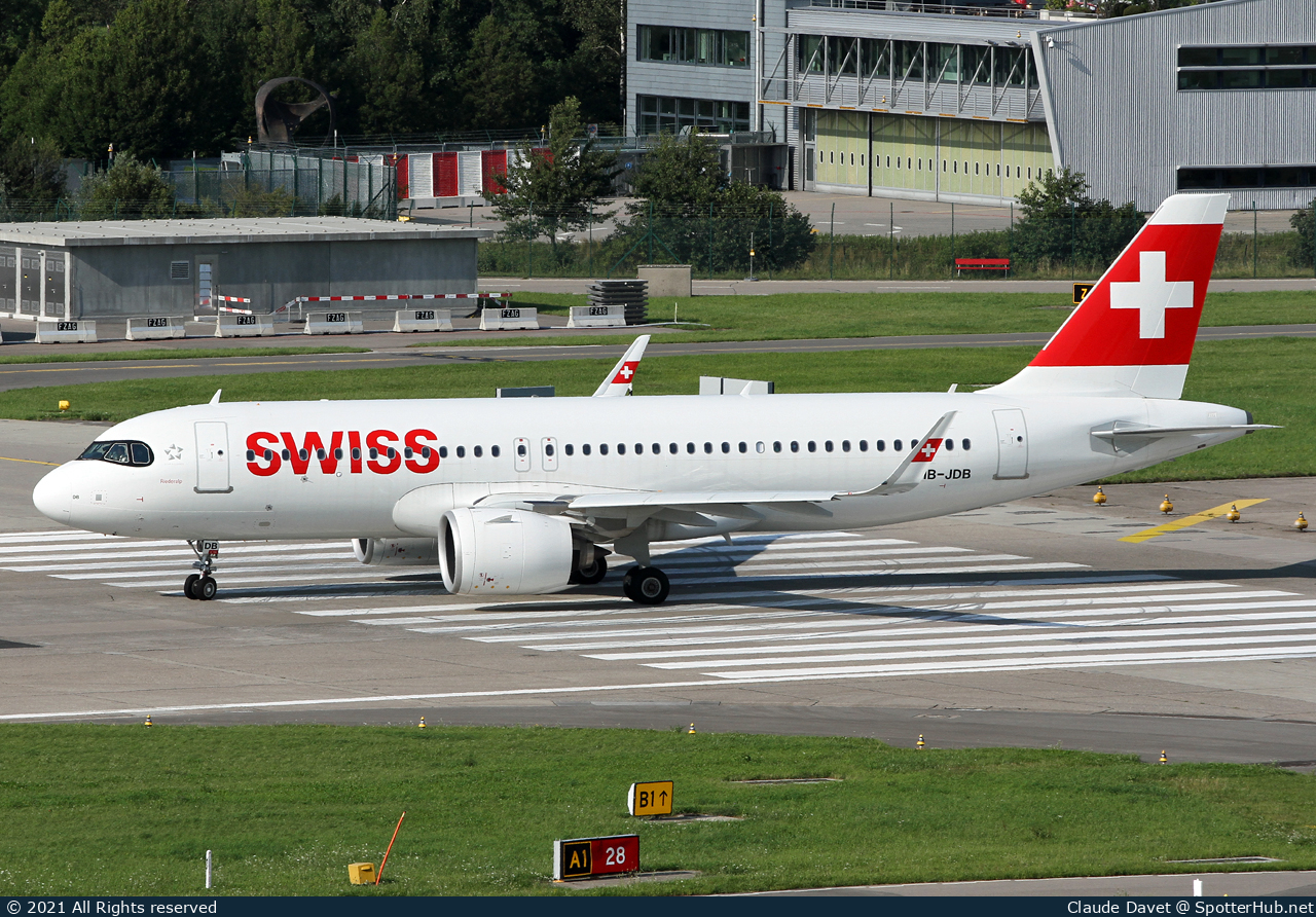 Photo of HB-JDB - Airbus A320-271N operated by Swiss International Air Lines