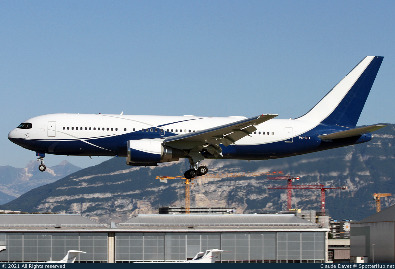 Photo of P4-CLA - Boeing 767-2DX(ER) operated by Comlux Aviation Aruba