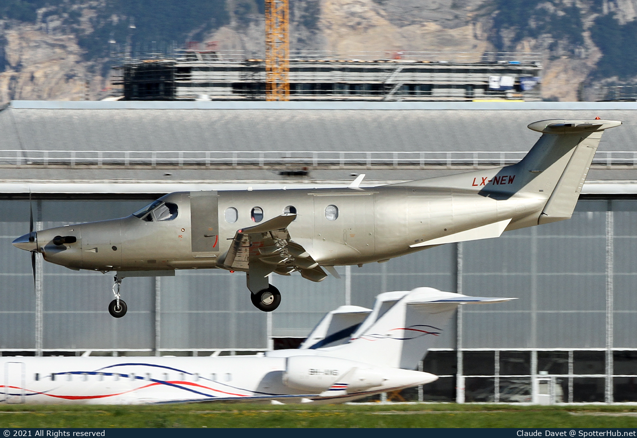 Photo of LX-NEW - Pilatus PC-12 NG operated by Jetfly Aviation