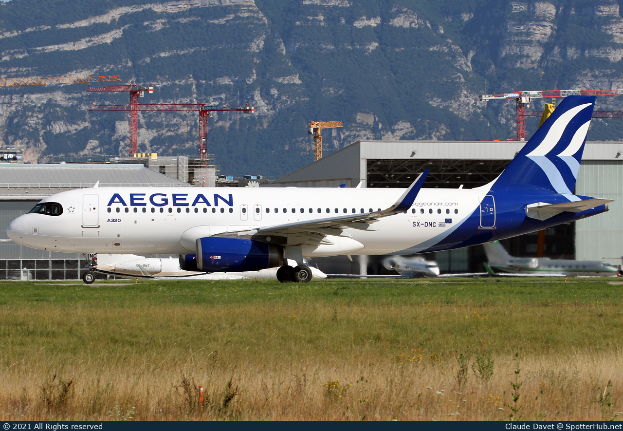 Photo of SX-DNC - Airbus A320-232 operated by Aegean Airlines