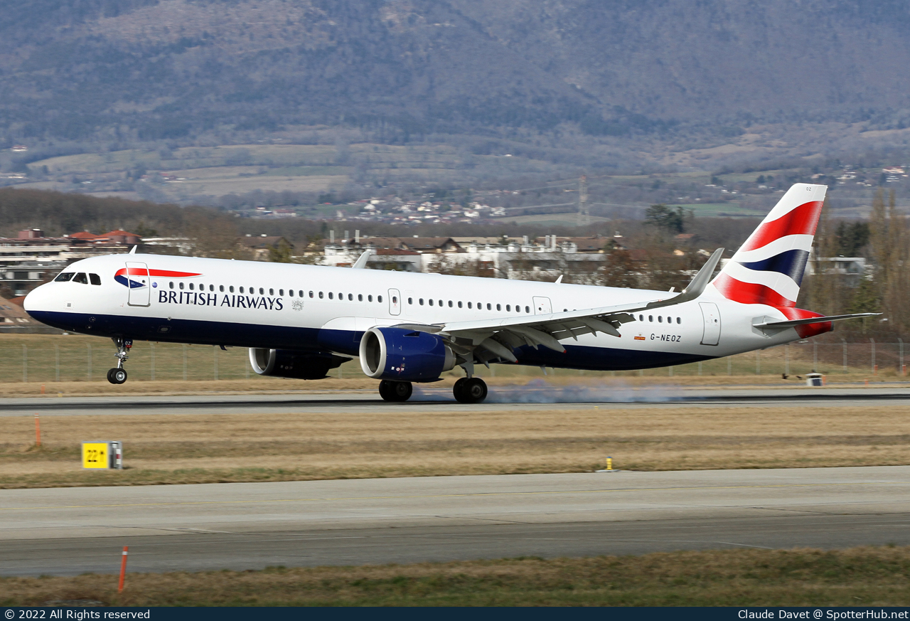 Photo of G-NEOZ - Airbus A321-251NX operated by British Airways