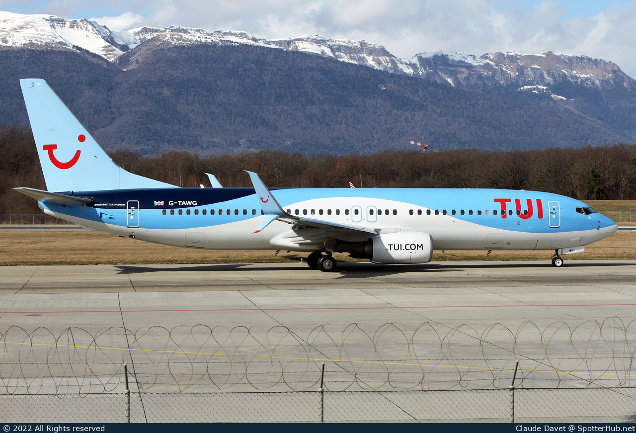 Photo of G-TAWG - Boeing 737-8K5 operated by TUI Airways