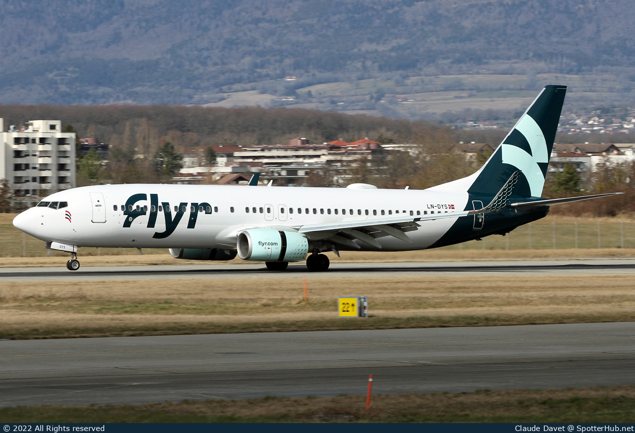Photo of LN-DYS - Boeing 737-8JP operated by Flyr