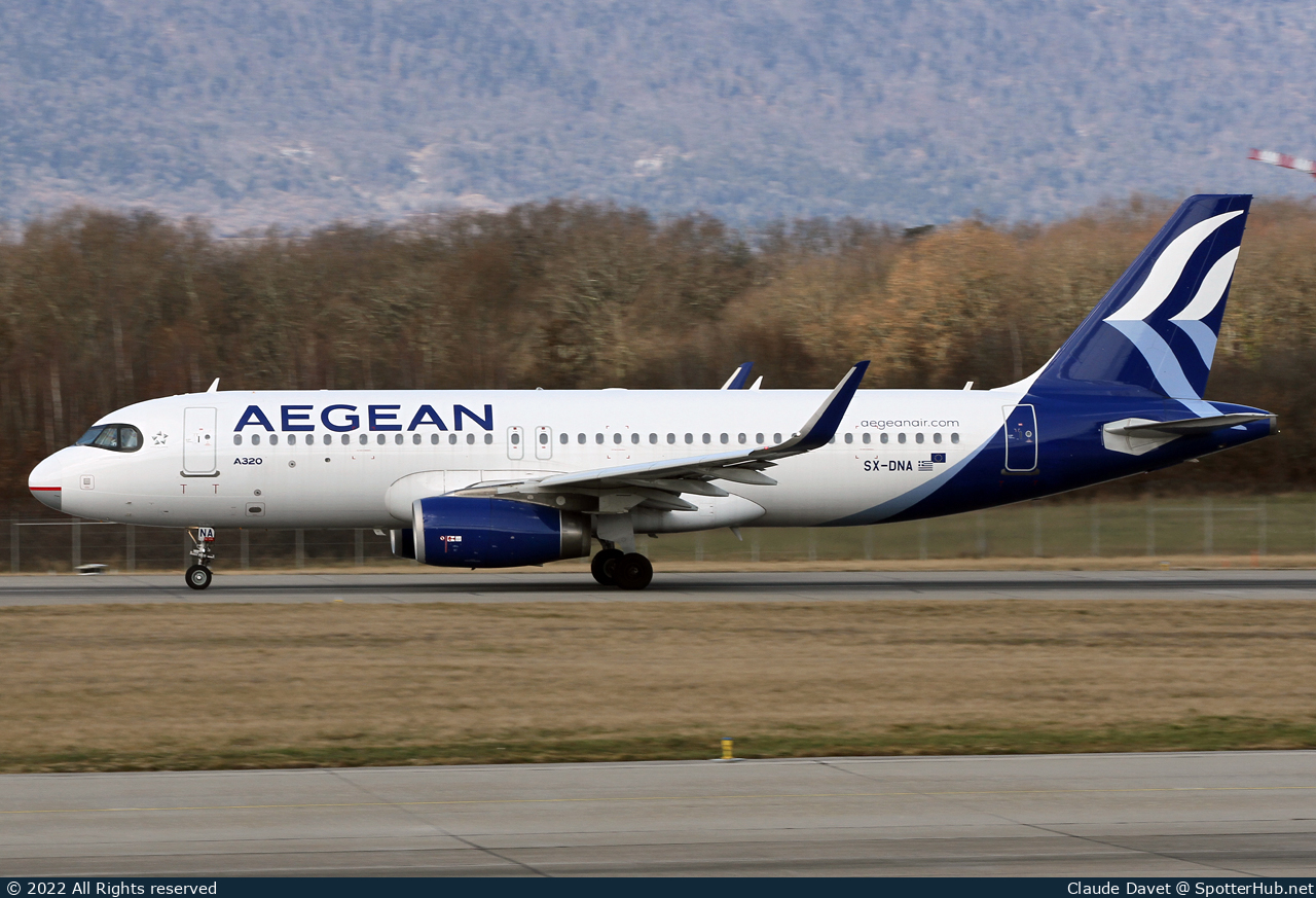 Photo of SX-DNA - Airbus A320-232 operated by Aegean Airlines