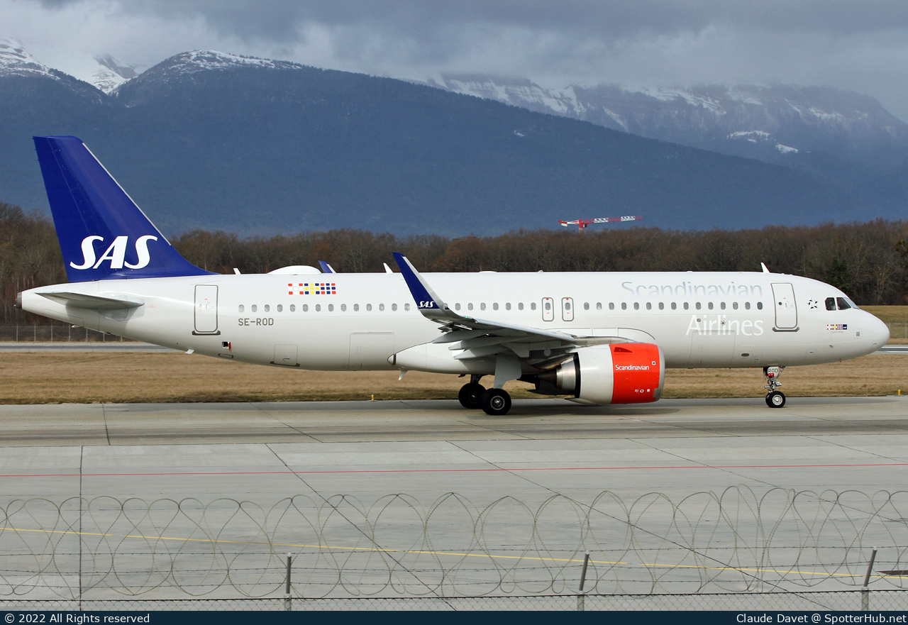 Photo of SE-ROD - Airbus A320-251N operated by SAS Scandinavian Airlines