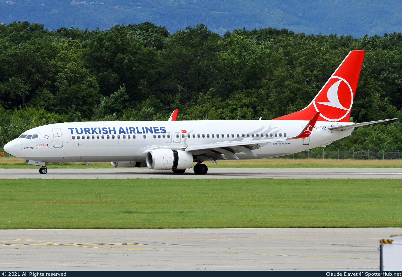 Photo of TC-JVZ - Boeing 737-8F2 operated by Turkish Airlines