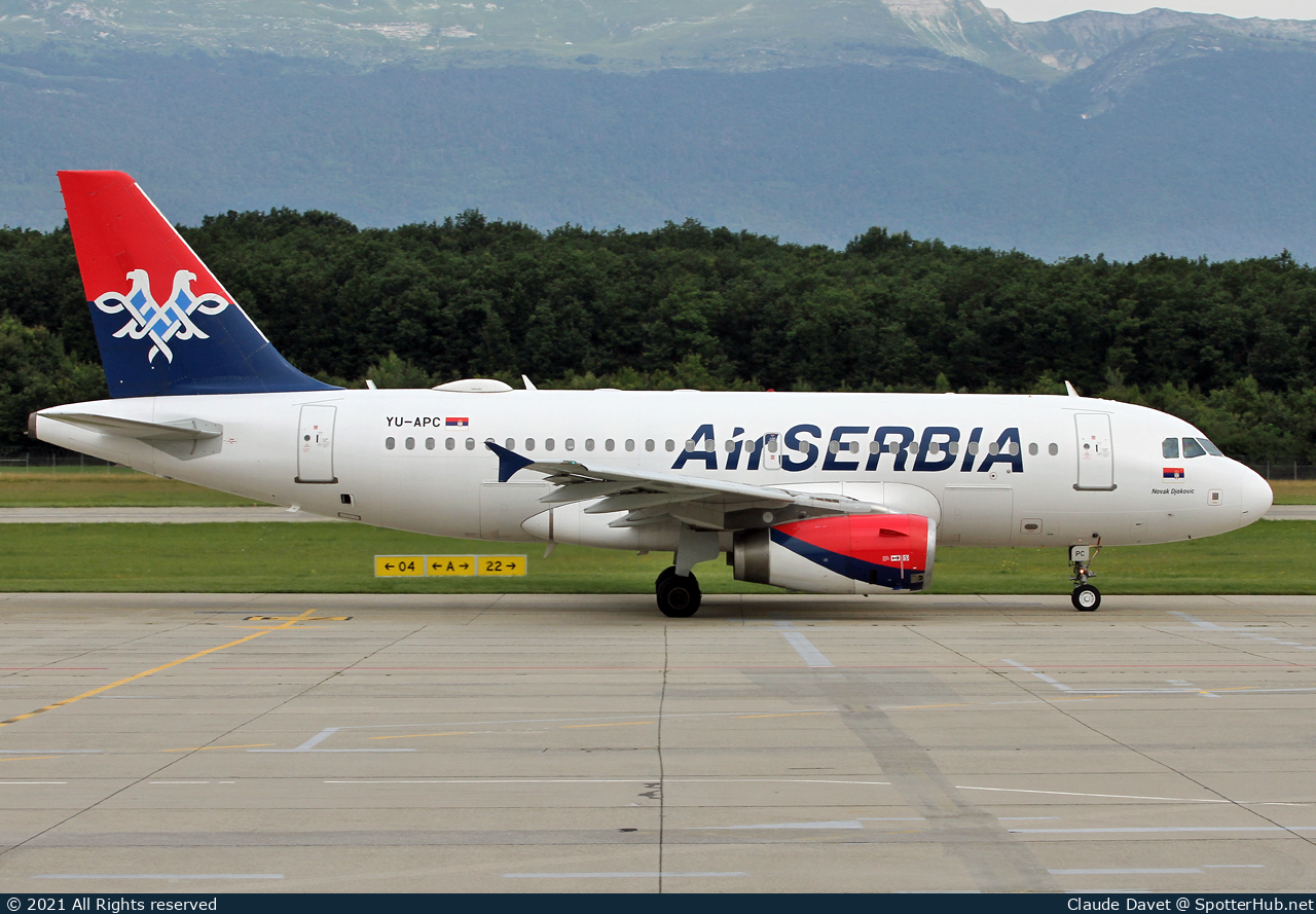 Photo of YU-APC - Airbus A319-131 operated by Air Serbia