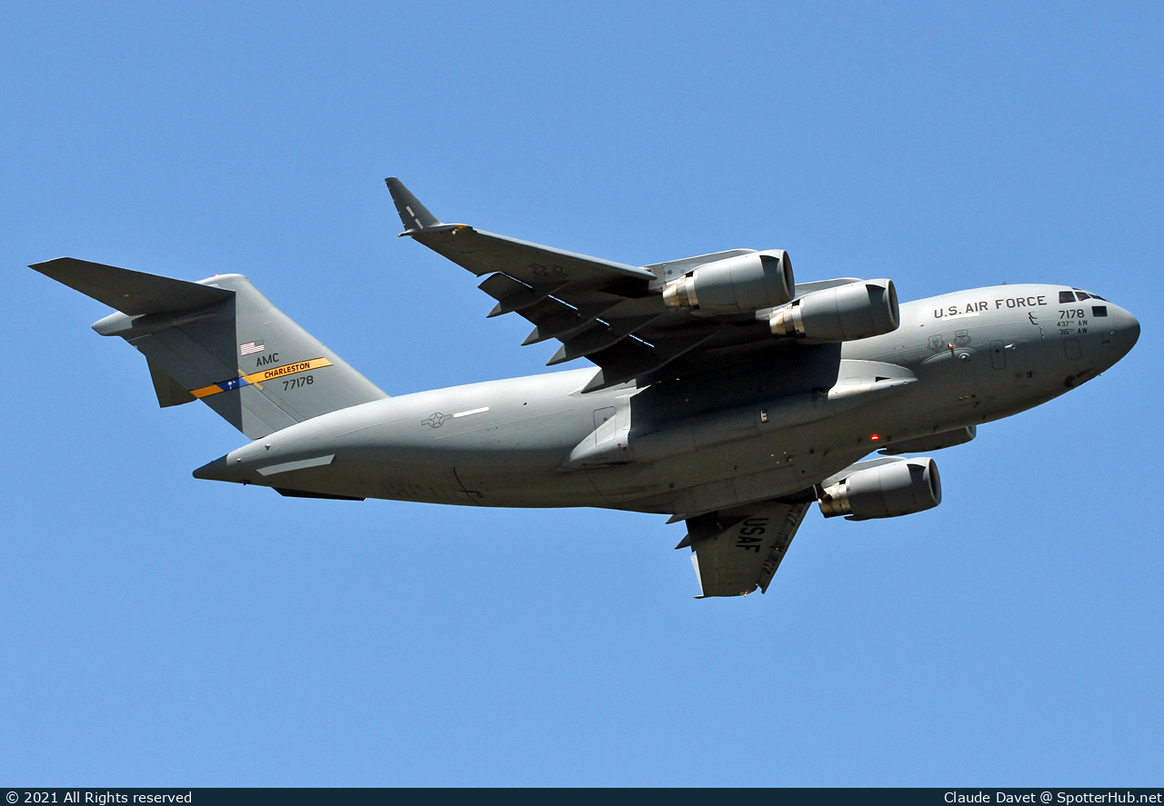 Photo of 07-7178 - Boeing C-17A Globemaster III operated by US Air Force