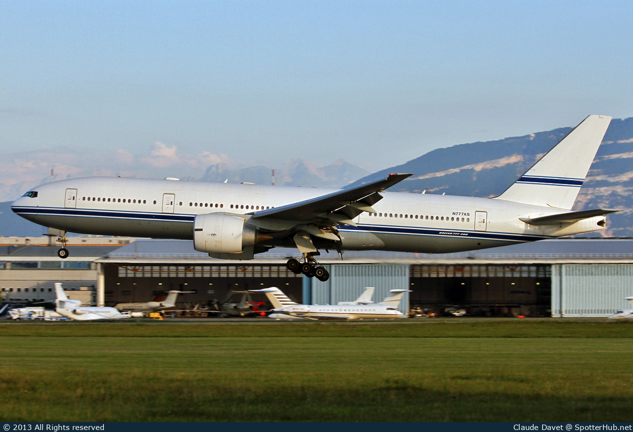 Photo of N777AS - Boeing 777-24Q(ER) operated by Mid East Jet