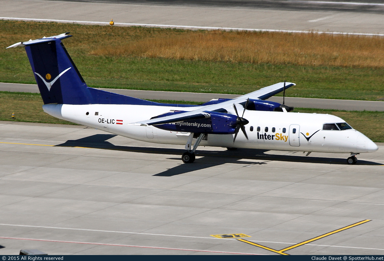 Photo of OE-LIC - Bombardier DHC-8-314 Dash 8 Q300 operated by InterSky