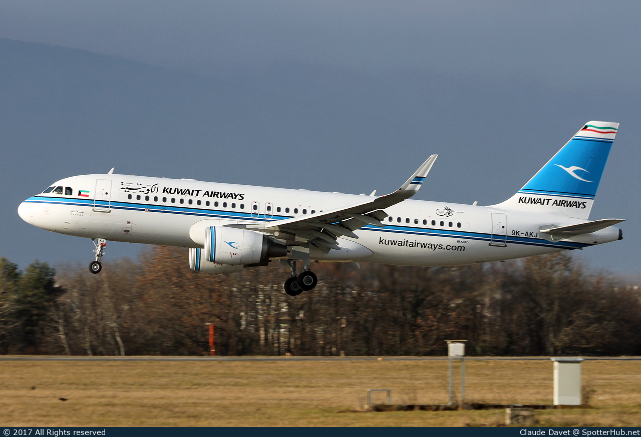 Photo of 9K-AKJ - Airbus A320-214 operated by Kuwait Airways