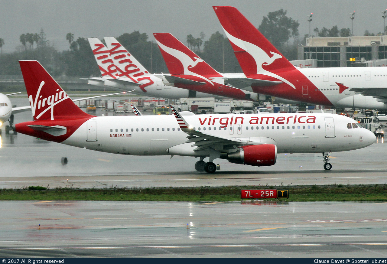 Photo of N364VA - Airbus A320-214 operated by Virgin America