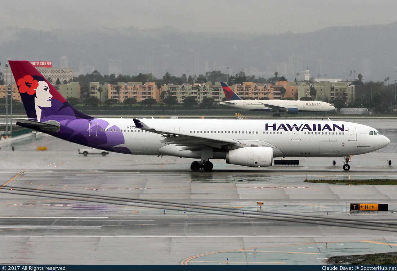 Photo of N373HA - Airbus A330-243 operated by Hawaiian Airlines