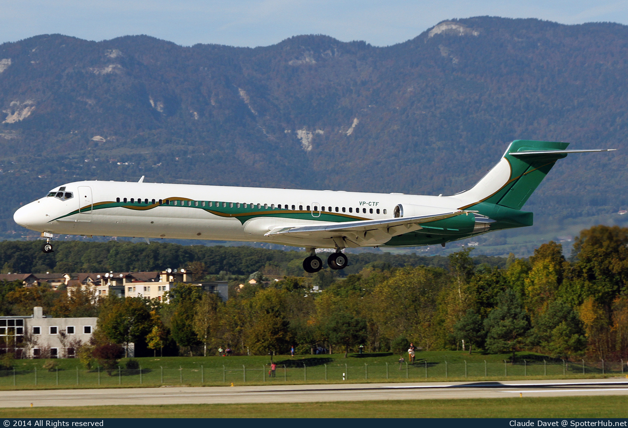 Photo of VP-CTF - McDonnell Douglas MD-87 operated by AMAC Aerospace