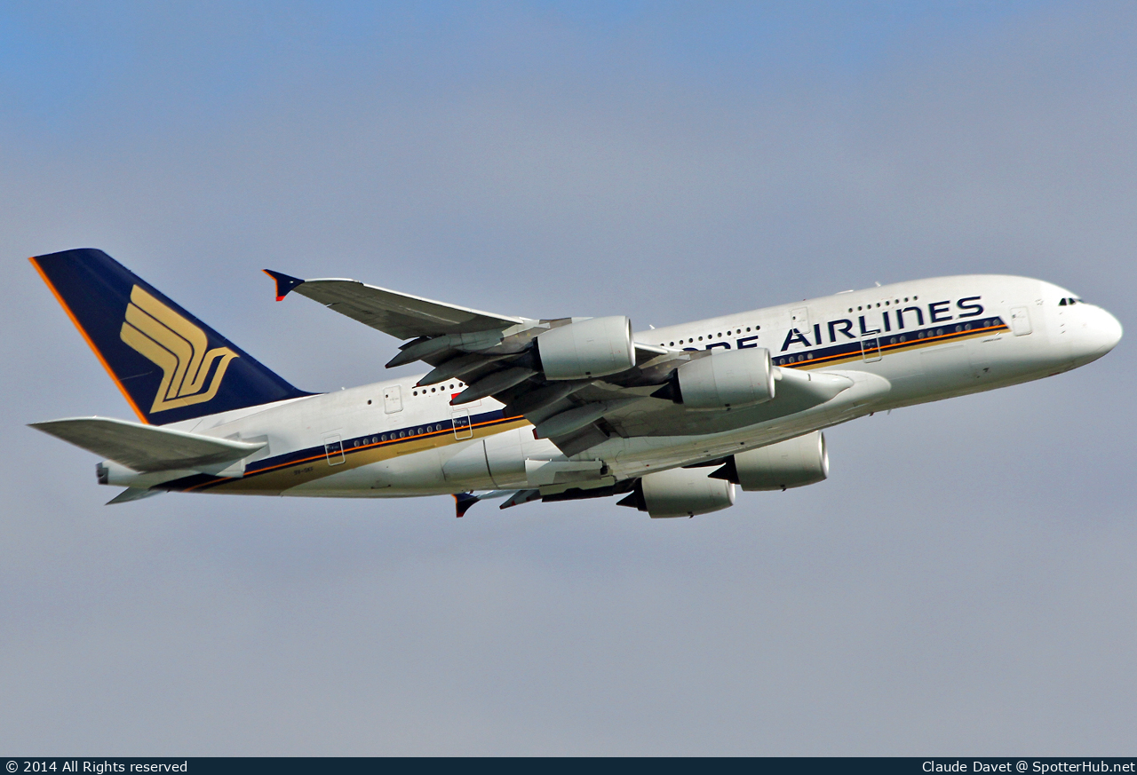 Photo of 9V-SKF - Airbus A380-841 operated by Singapore Airlines