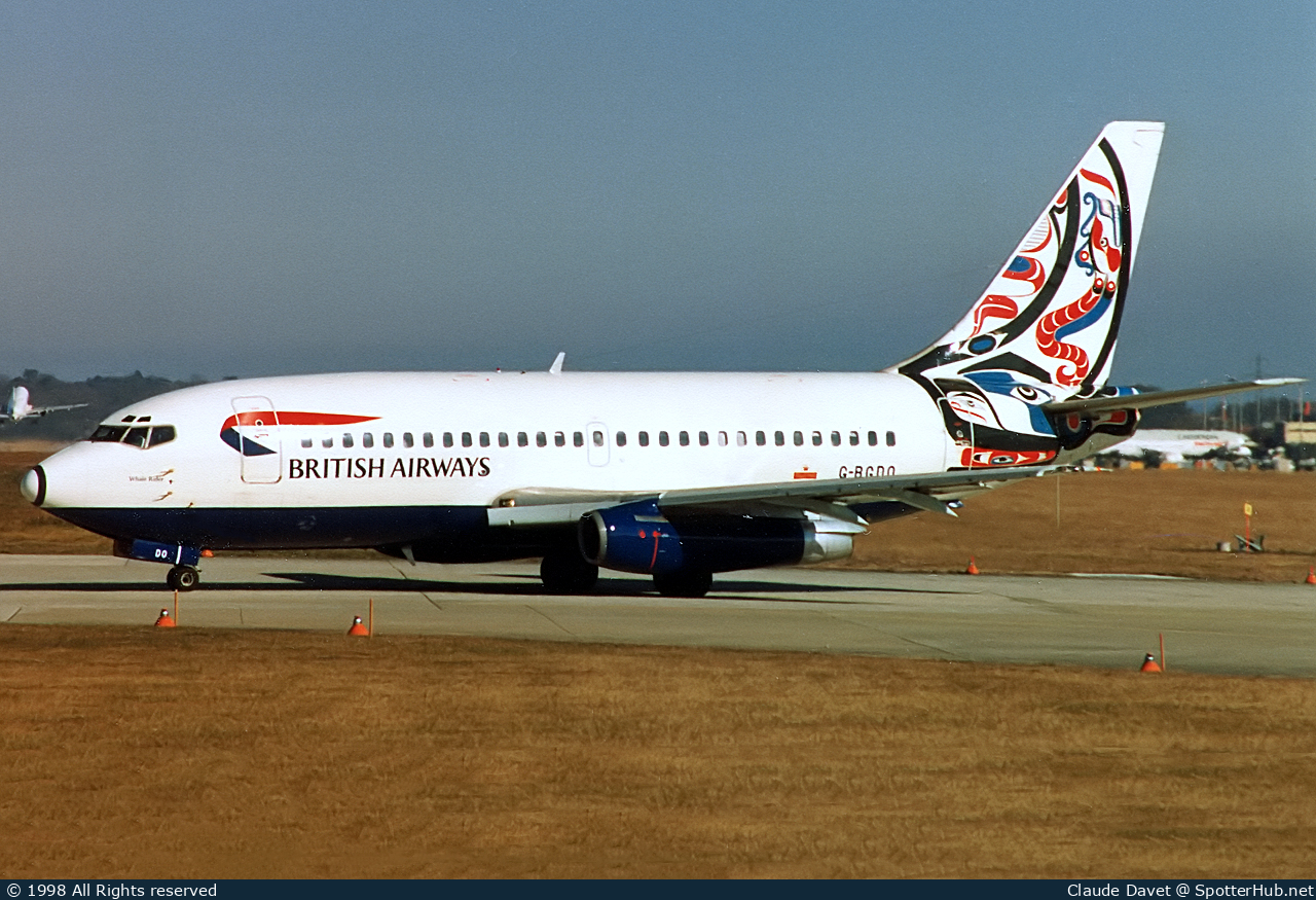 Photo of G-BGDO - Boeing 737-236(Adv) operated by British Airways