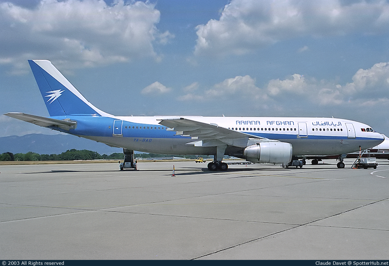 Photo of YA-BAD - Airbus A300B4-203 operated by Ariana Afghan Airlines